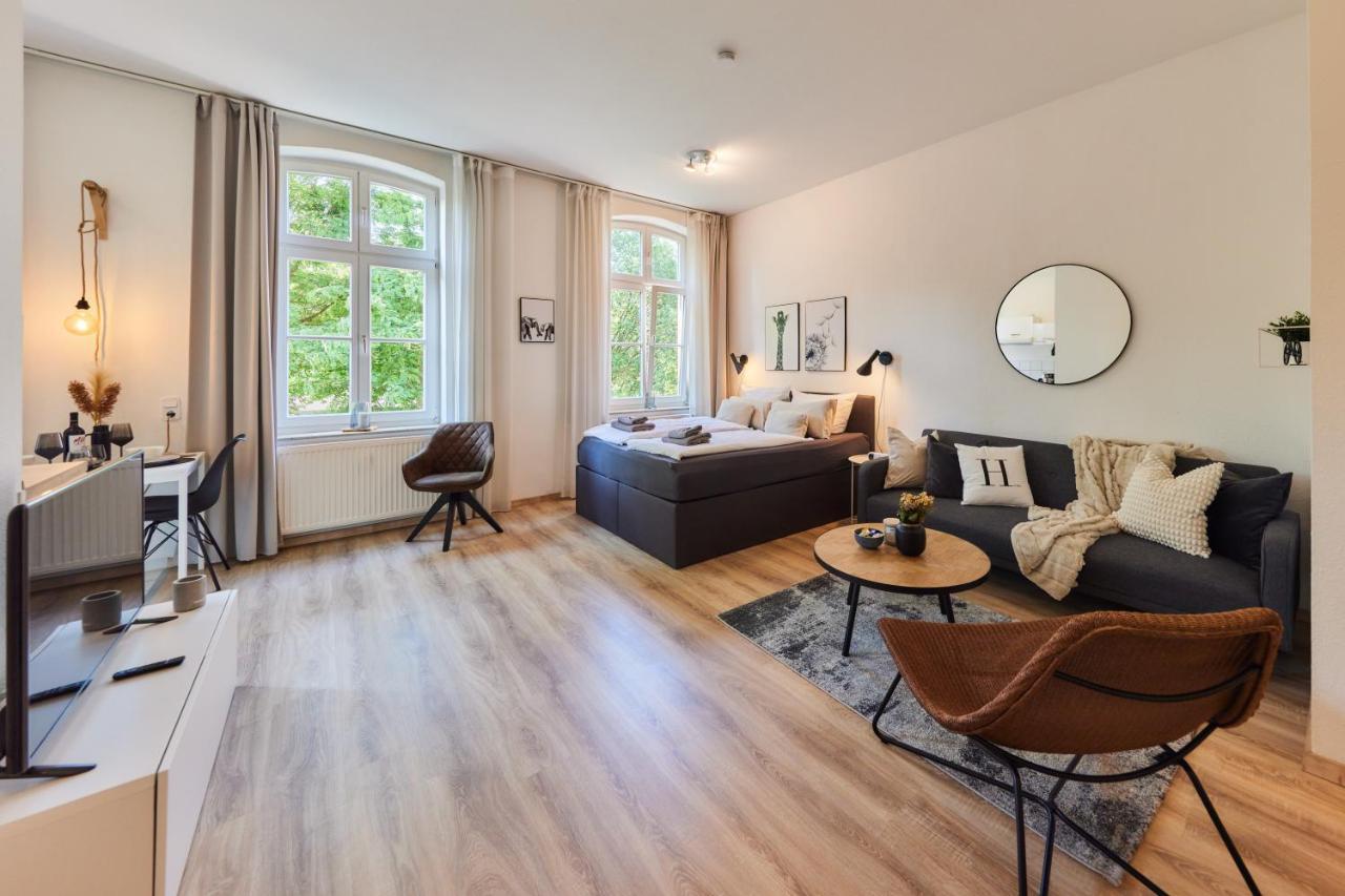 Studio3 Zentral Und Ruhig Mit Parkplatz, 5 Min Z Bali-T Und Gop, Boxspringbett Bad Oeynhausen Exterior foto